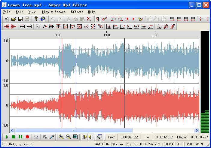 Super Mp3 Editor Screenshot